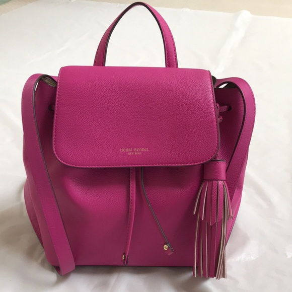 ⭐️HOST PICK⭐️ HENRI BENDEL Worth Avenue Pebbled Leather Backpack - Picture 3 of 16